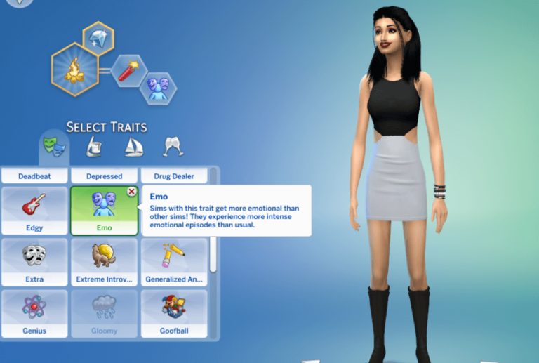 full list of all traits sims 4