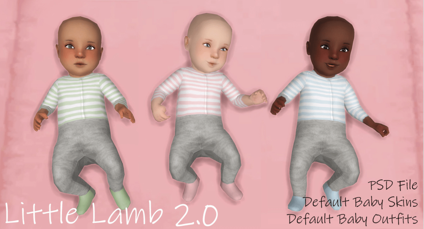 toddler skins sims 4