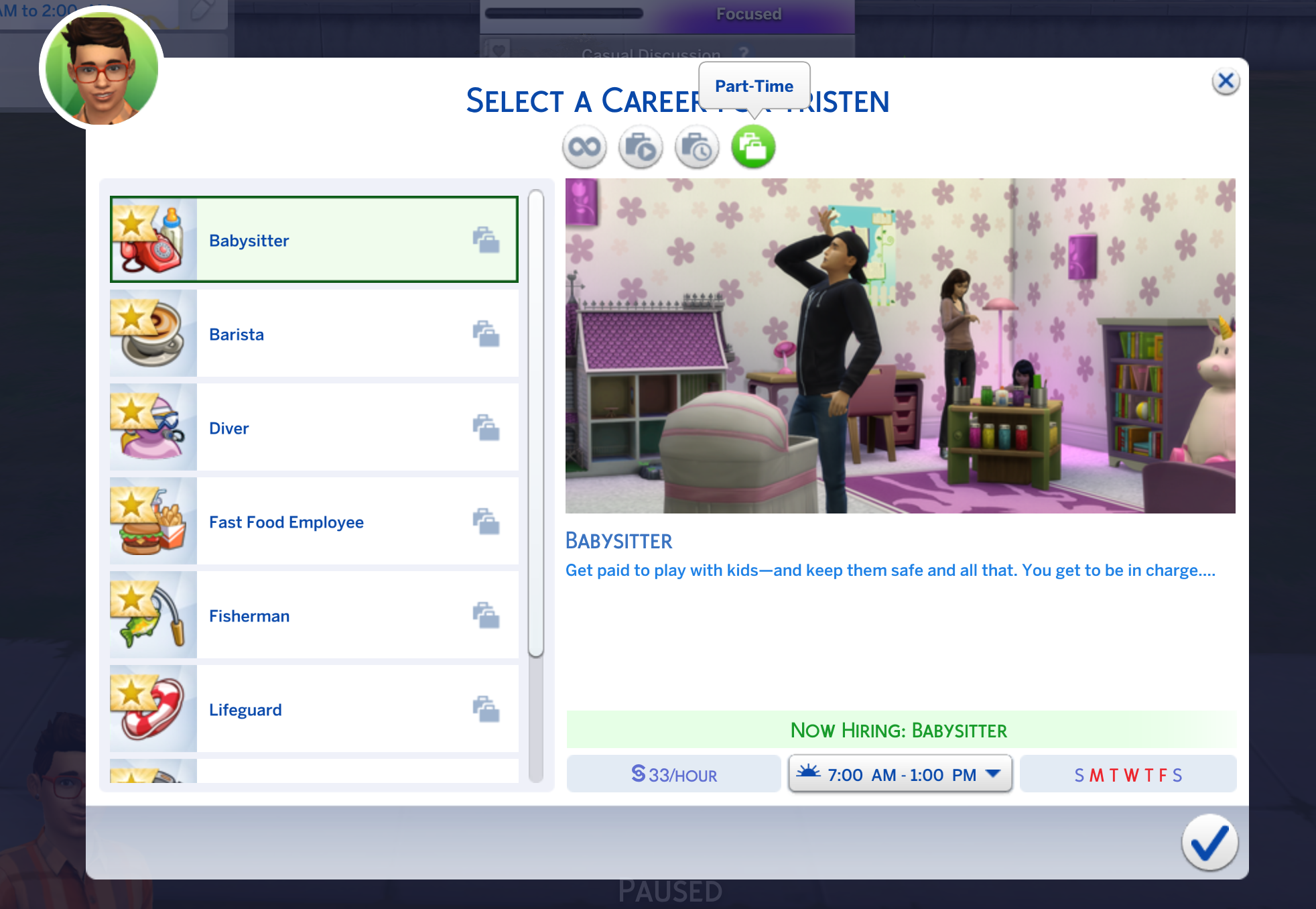 sims 4 part time jobs for adults mod