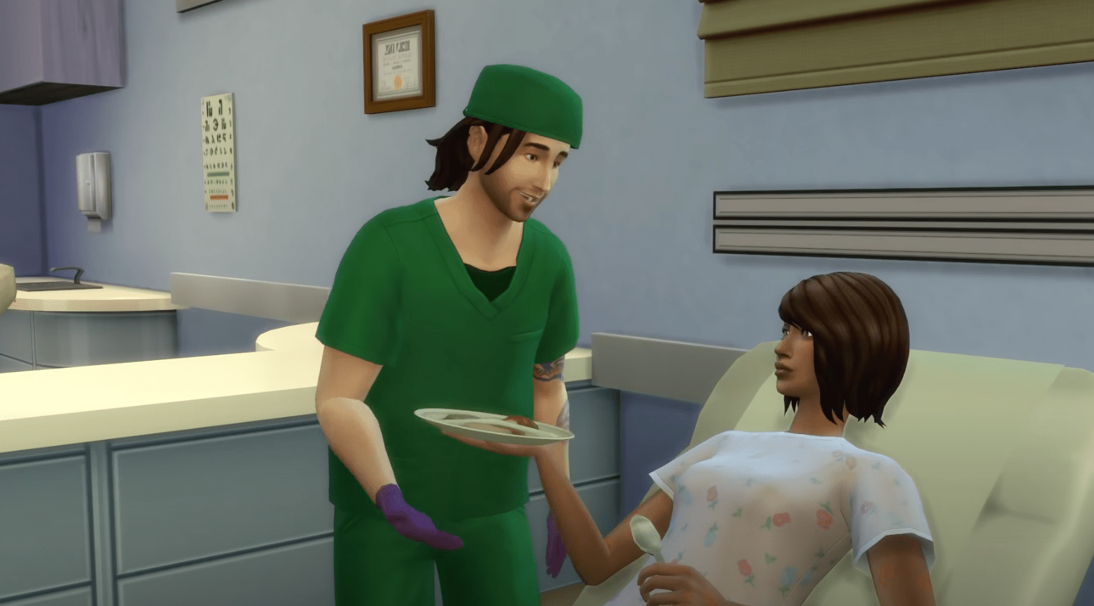 how to visit the doctor in sims 4