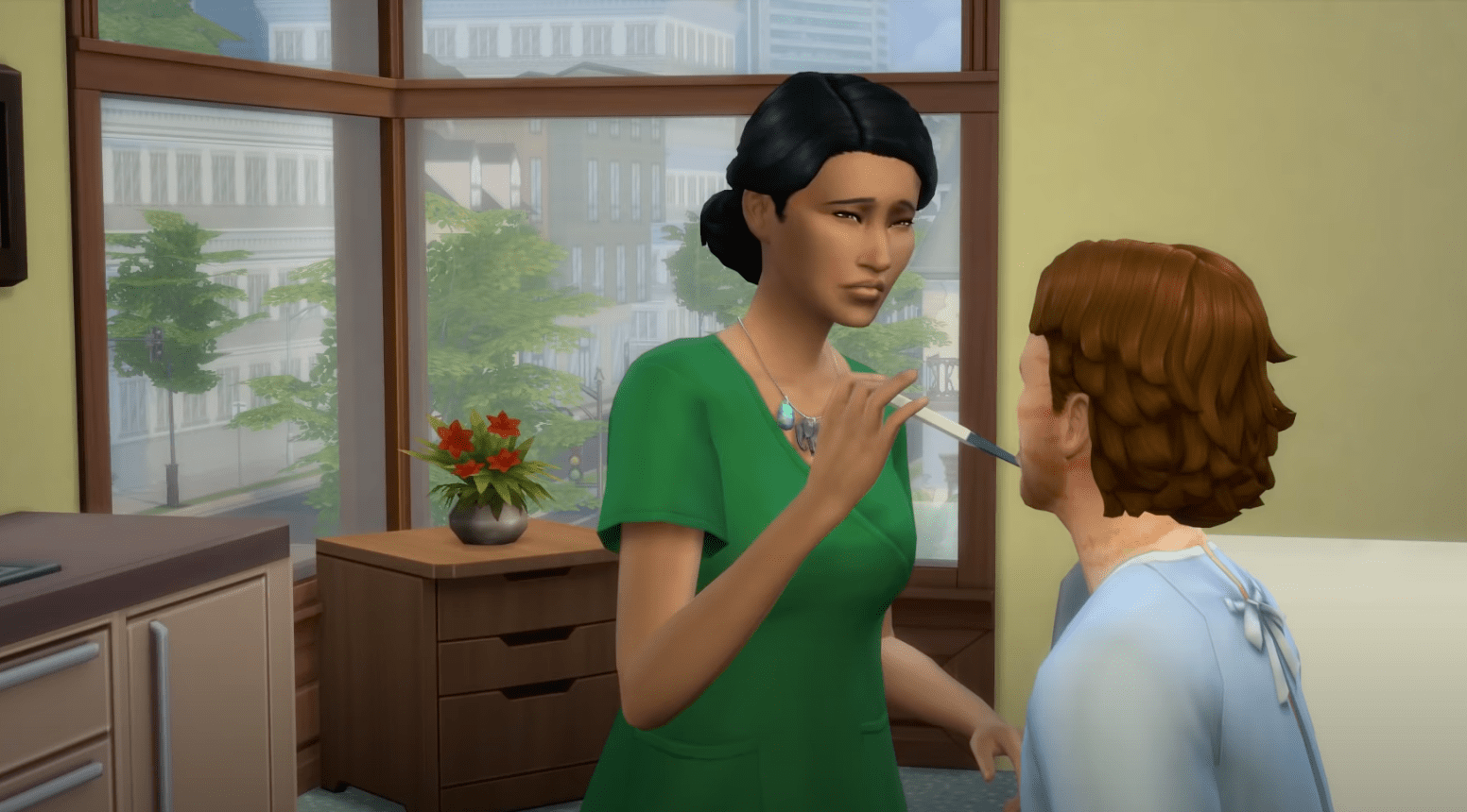 how to visit the doctor in sims 4