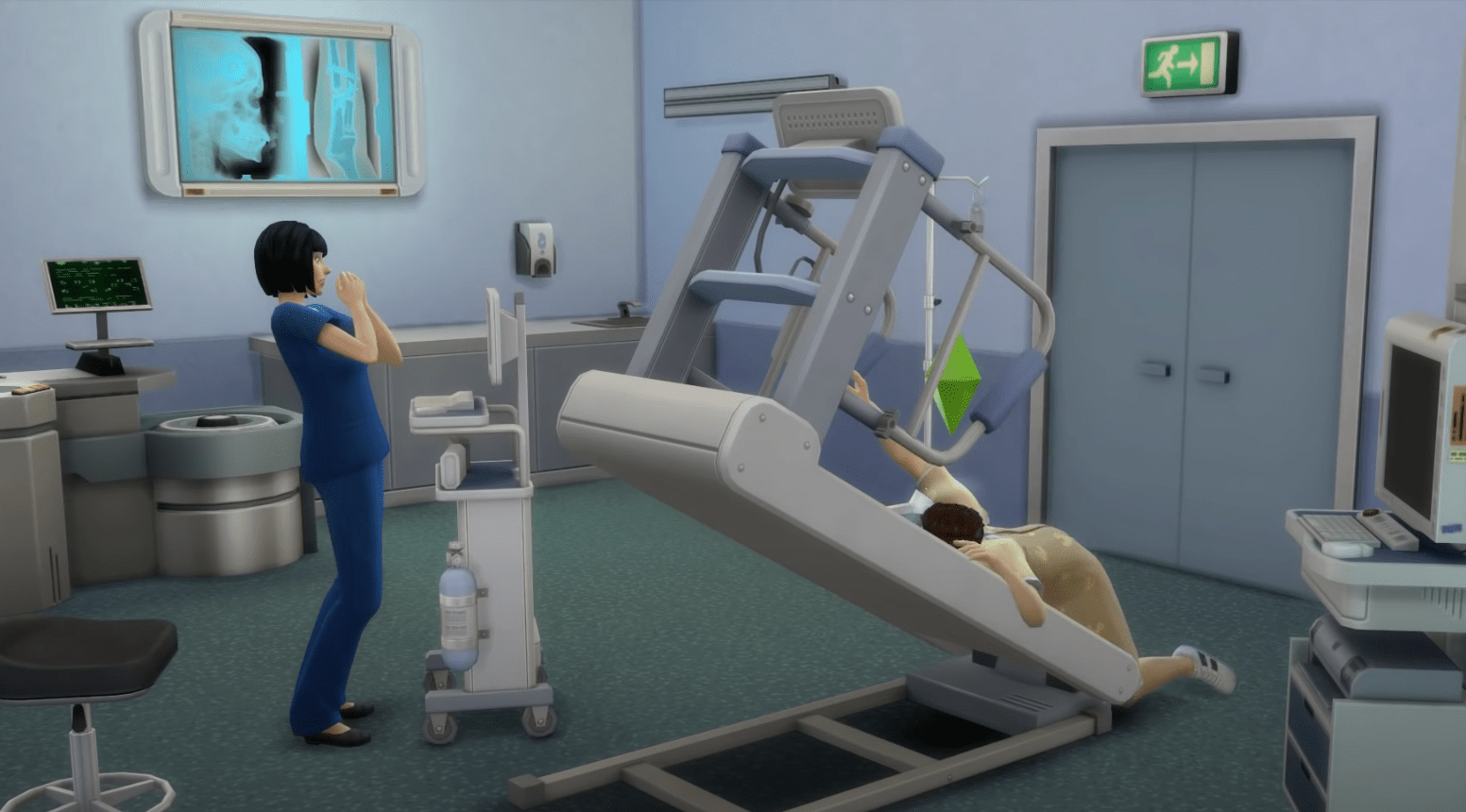 how to visit the doctor in sims 4