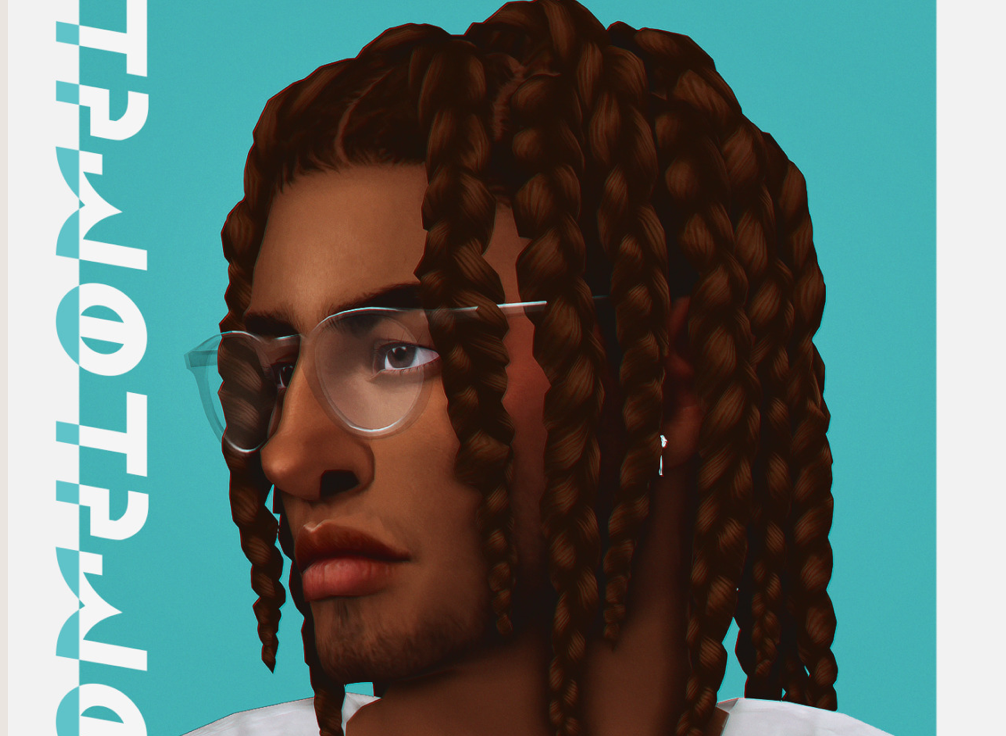 long hair cc sims 4