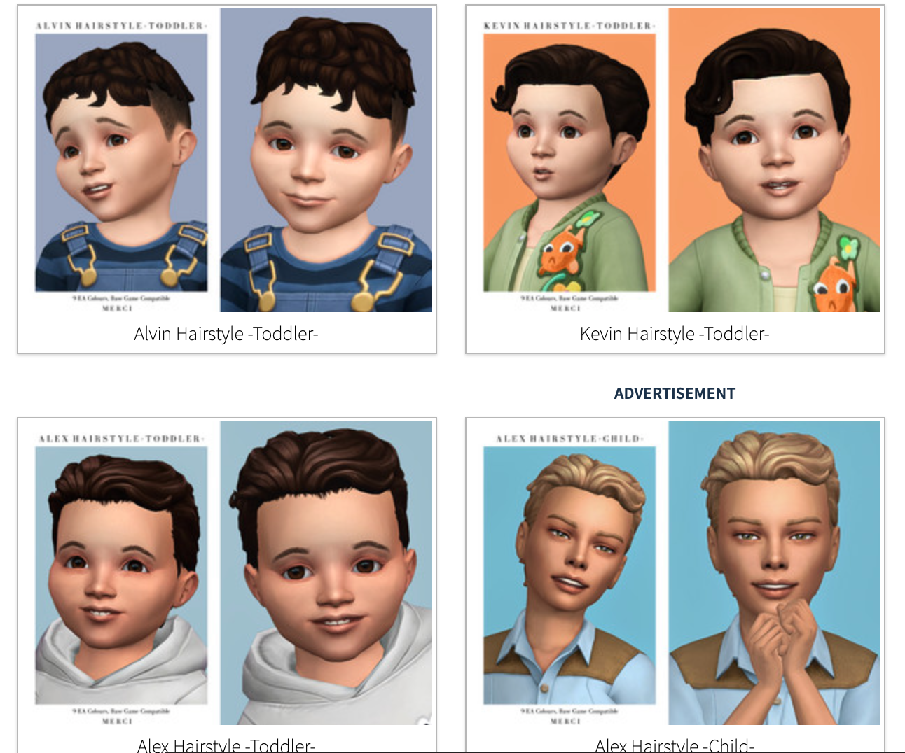 sims 4 cc hair packs