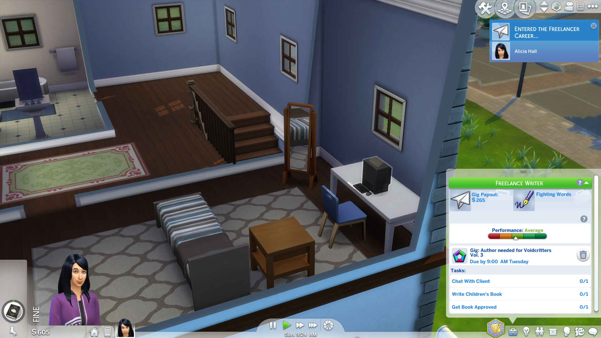 sims 4 use a business plan