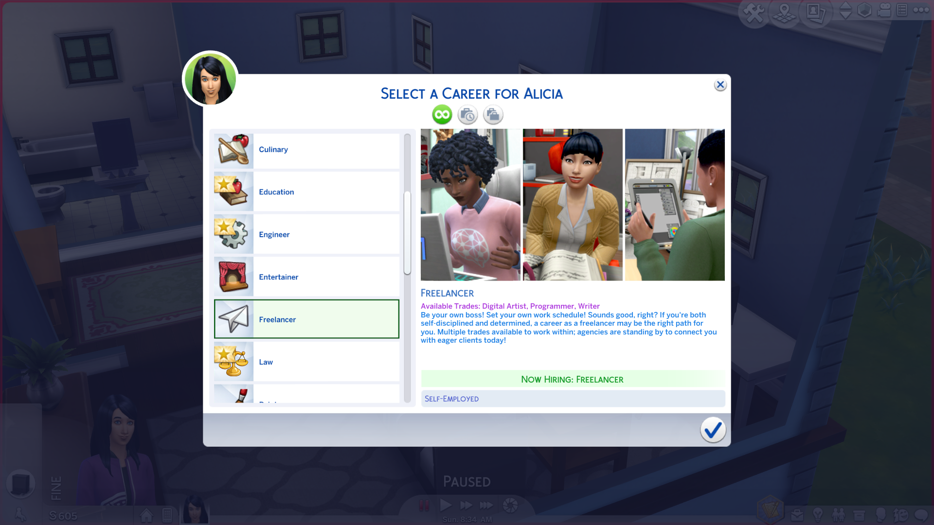 Sims 4 Self Employment Guide