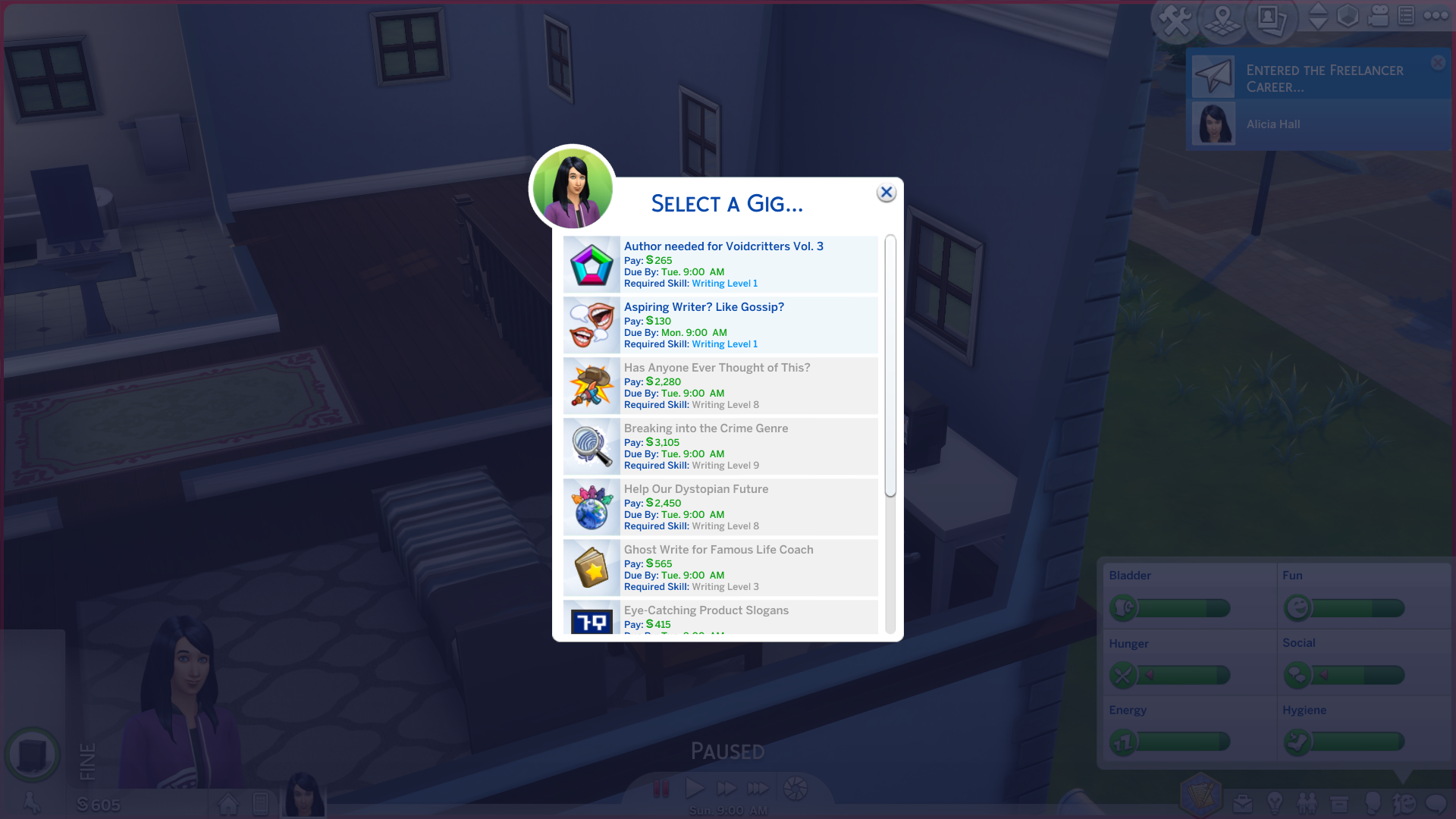 sims 4 use a business plan