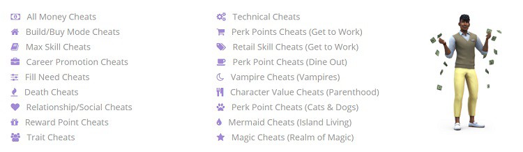 all furniture cheat sims 4