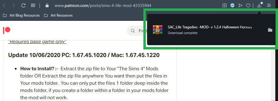 where to put mods folder sims 3 mac