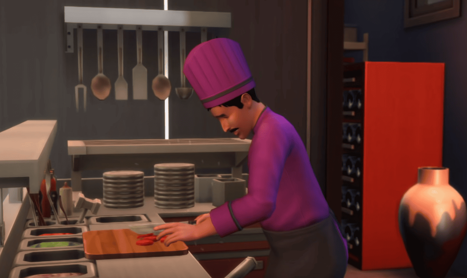 Restaurant in the Sims