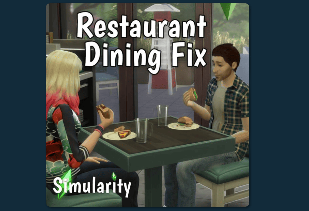 Sims 4 Tuning Dining Fix Mod