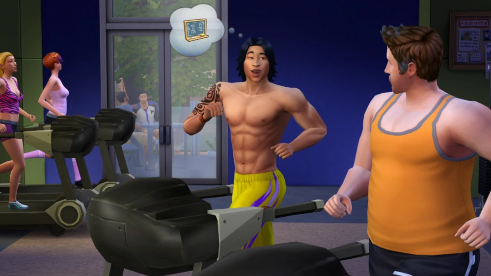 Sims Working Out